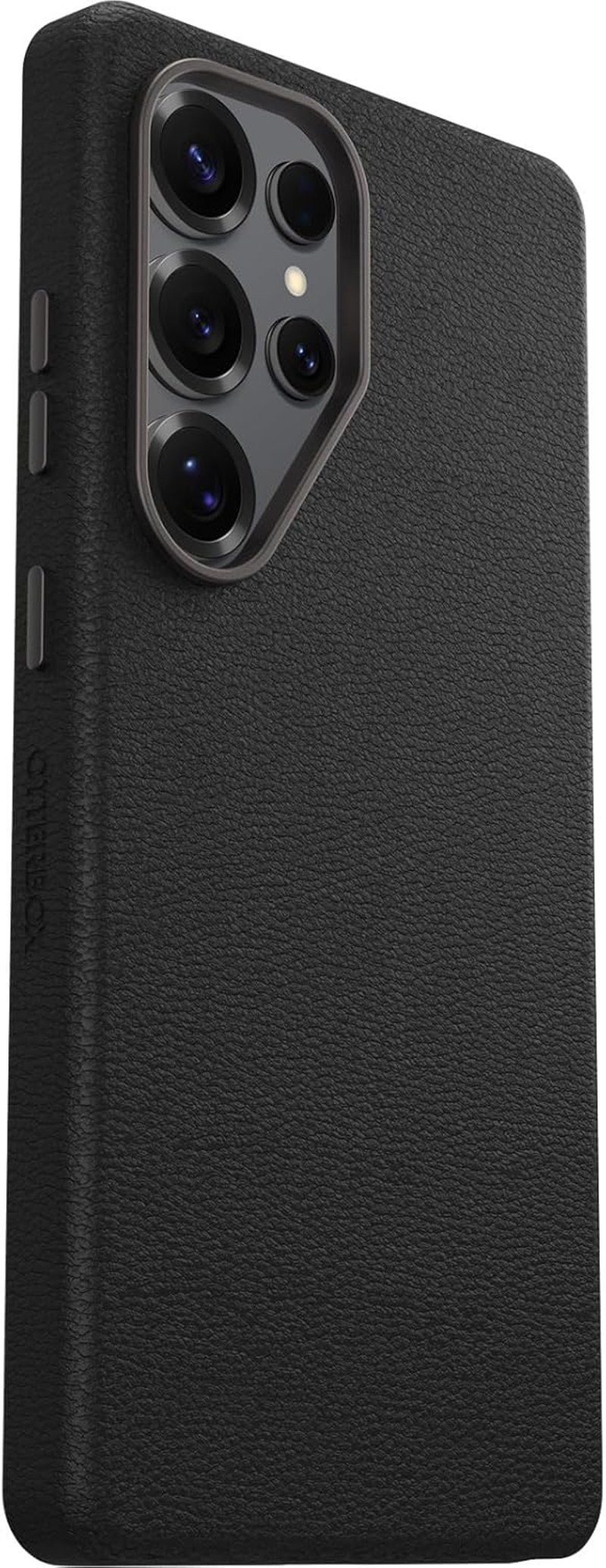 Otterbox Symmetry Series Cactus Leather Case for Samsung Galaxy S25 Ultra, Shockproof, Drop Proof, Protective Thin Case, 3X Tested to Military Standard, Black