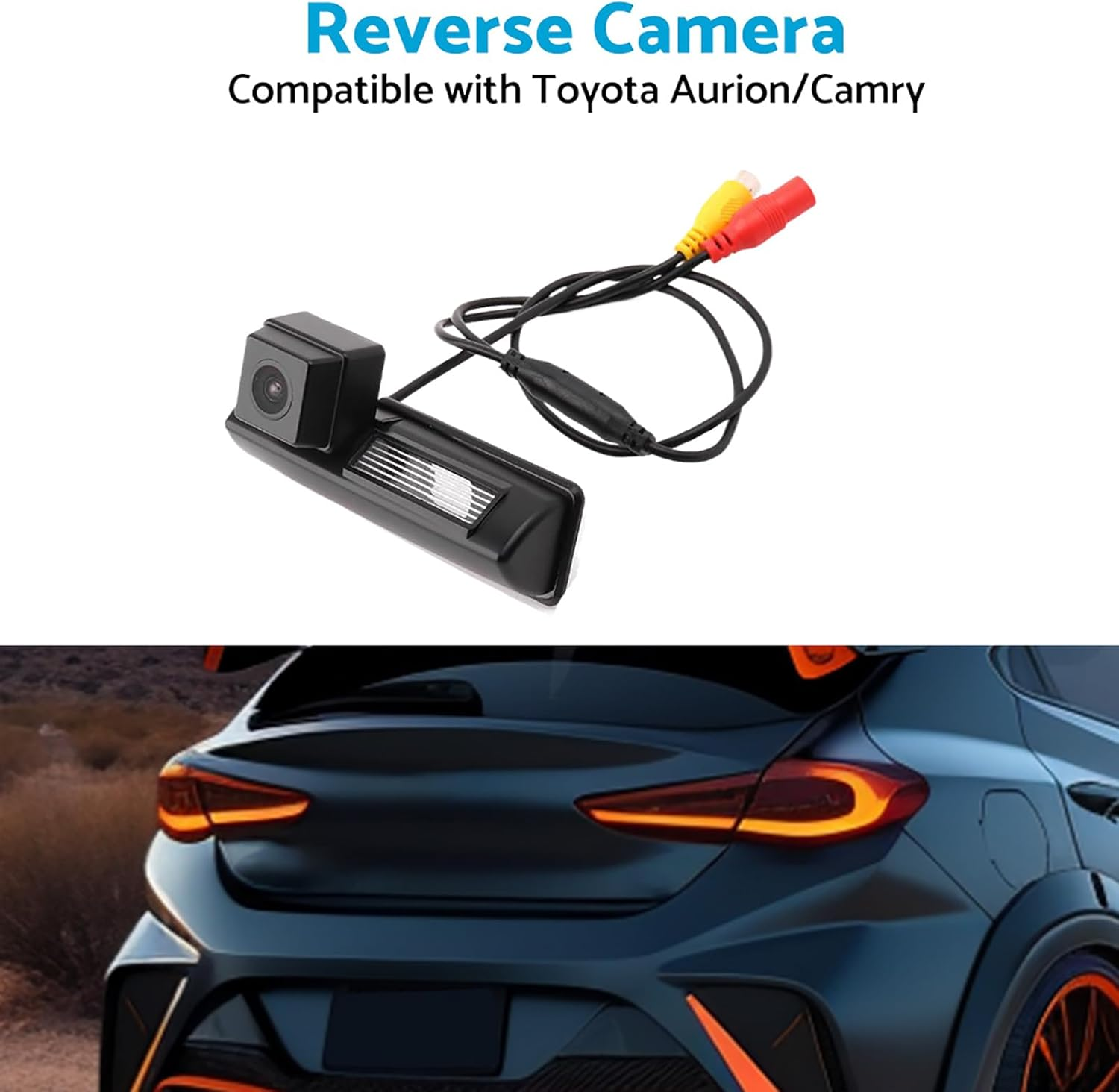 Car Rear View Backup Camera Compatible with Toyota Aurion 2007 2008 2009 2010 2011 2012 2013 image number 2
