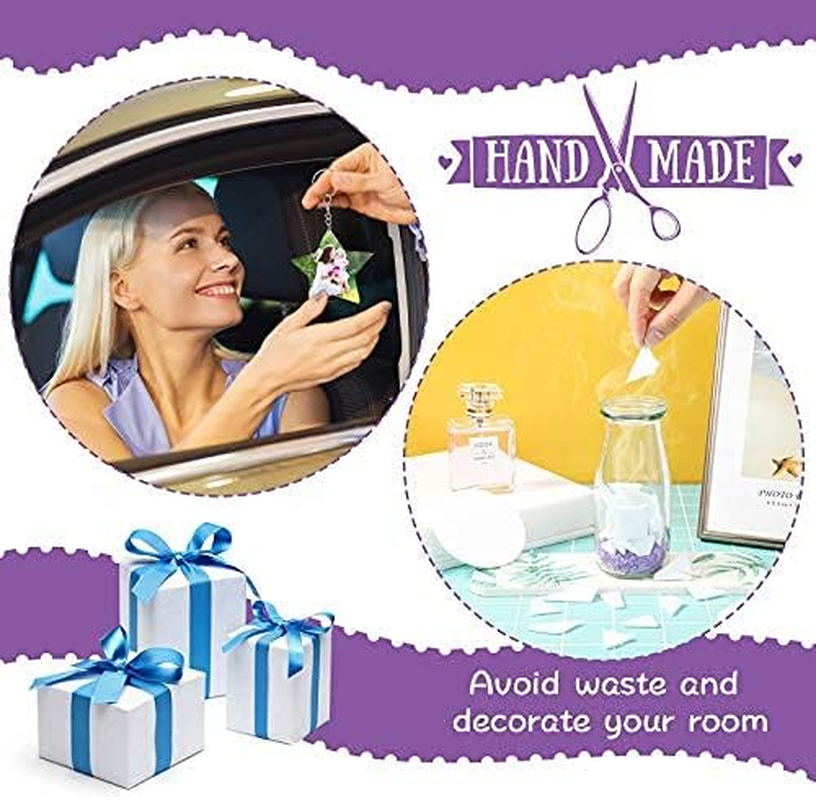 8 X 8 Inch Sublimation Air Freshener Sheets Felt Large-Size Car White Fragrant Blank Air Freshener DIY Auto Scented Sheets for Car Home Use Heat Press Decor for Various Styles, 12 Pieces image number 5