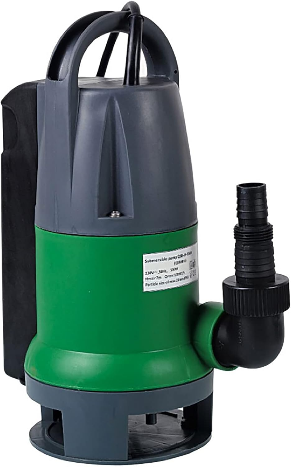 RIBILAND 988 Submersible Pump with Integrated Float Switch, 550 W