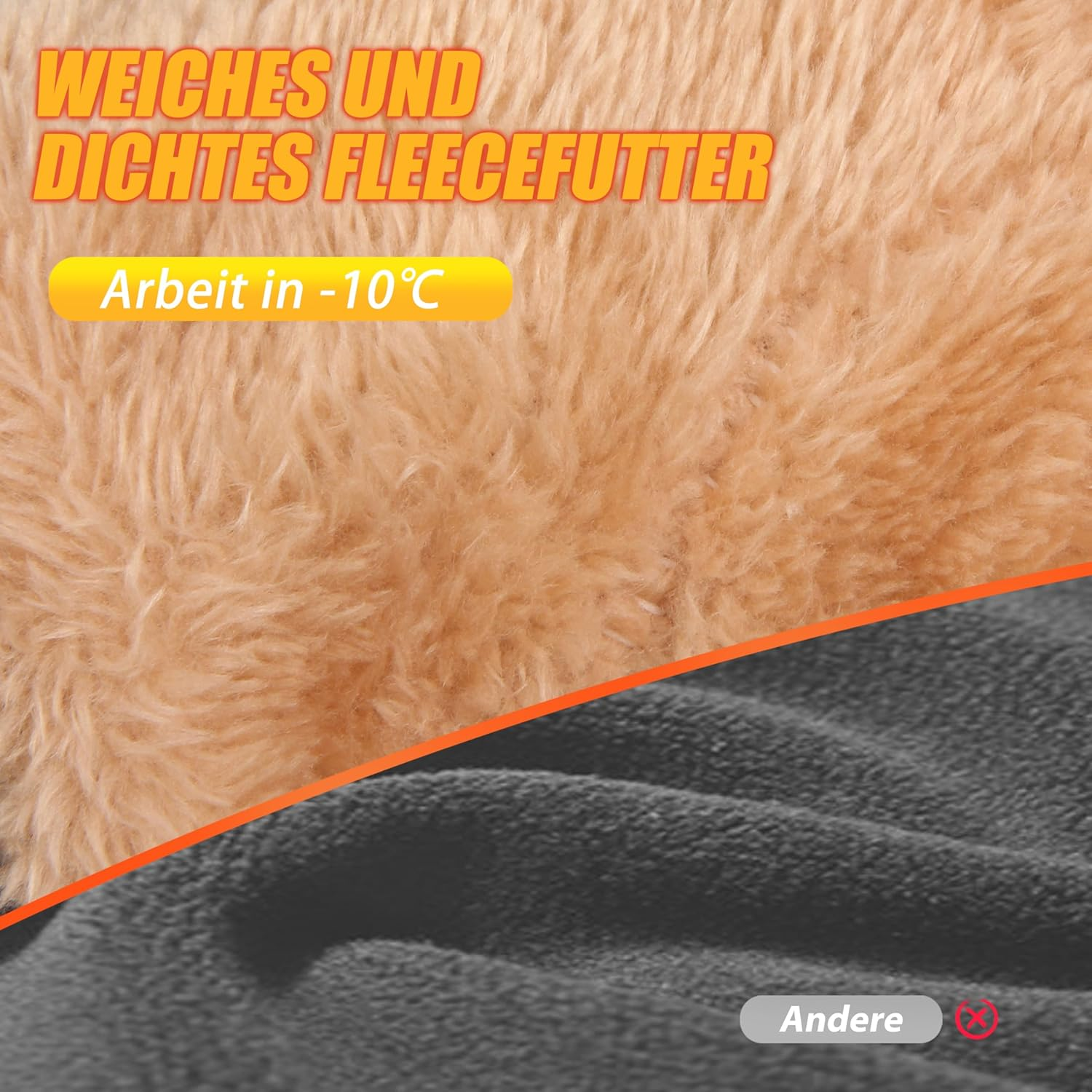 Ihuan Gloves Men Women Winter Warm Winter Gloves Touchscreen Gloves Windproof Waterproof Non-Slip Sports Gloves Cycling Gloves for Cycling, Running, Skiing, Hiking image number 6