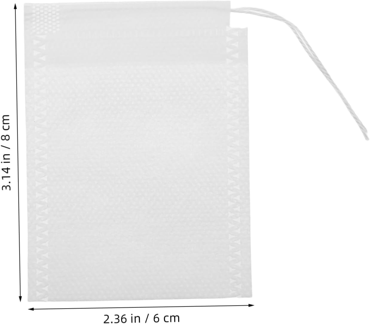 100Pcs Empty Loose Tea Bags Reusable Drawstring Tea Filters for DIY Leaves Sachets Kitchen Spice Storage