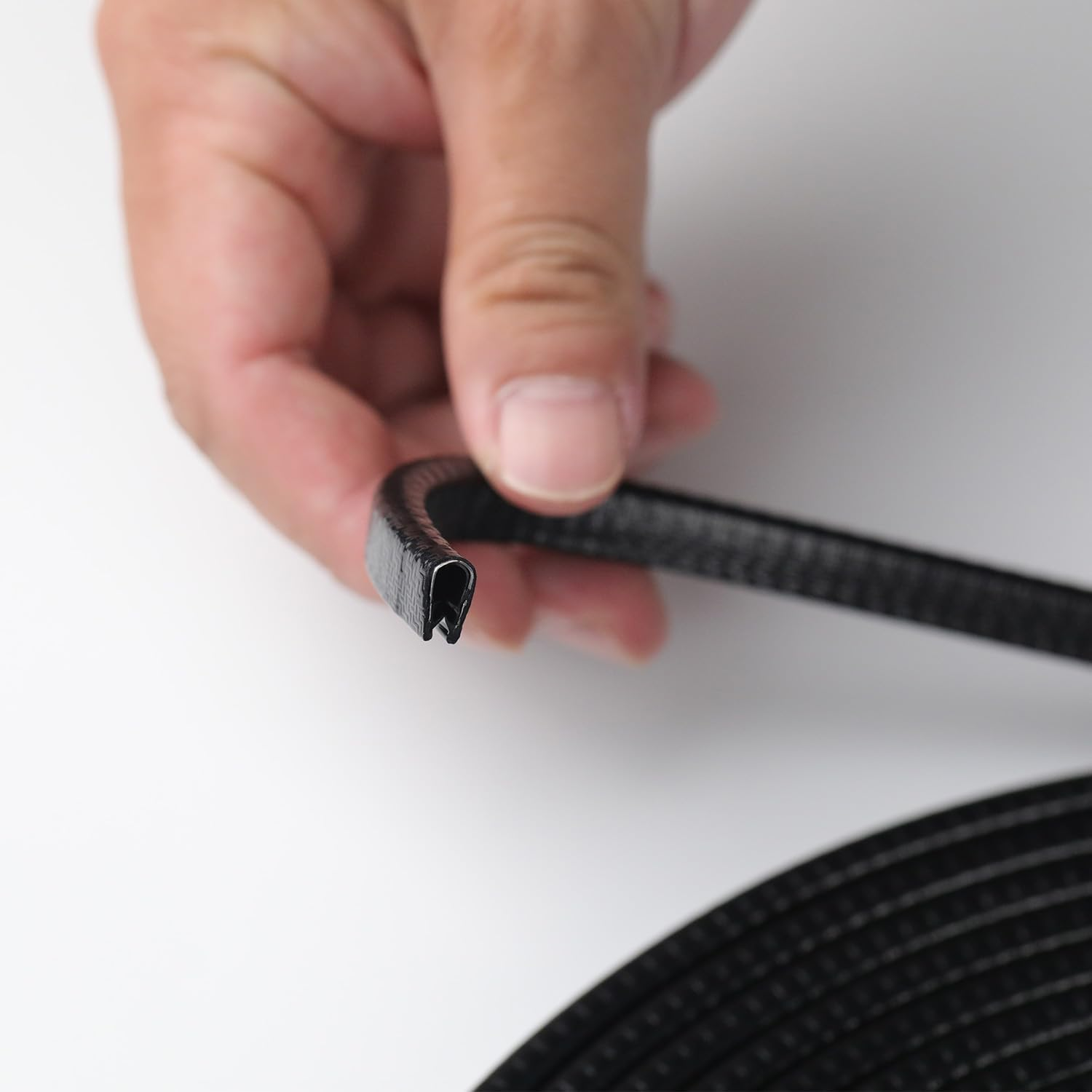 Kaoruo 10M Car Door Edge Guards &ndash; U-Shape Automotive Door Entry Trim Protector for Car Door Edge Protection, Universal Fit for Most Vehicles image number 1