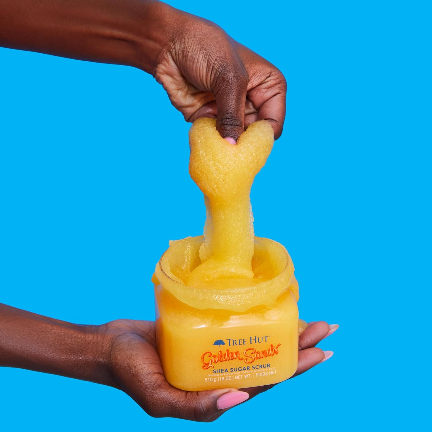 Tree Hut Golden Sands Shea Sugar Scrub, Exfoliating, Hydrating & Moisturizing Body Scrub with Shea Butter & Nourishing Essential Oils, Smooth & Soften Skin, 18 Oz image number 5