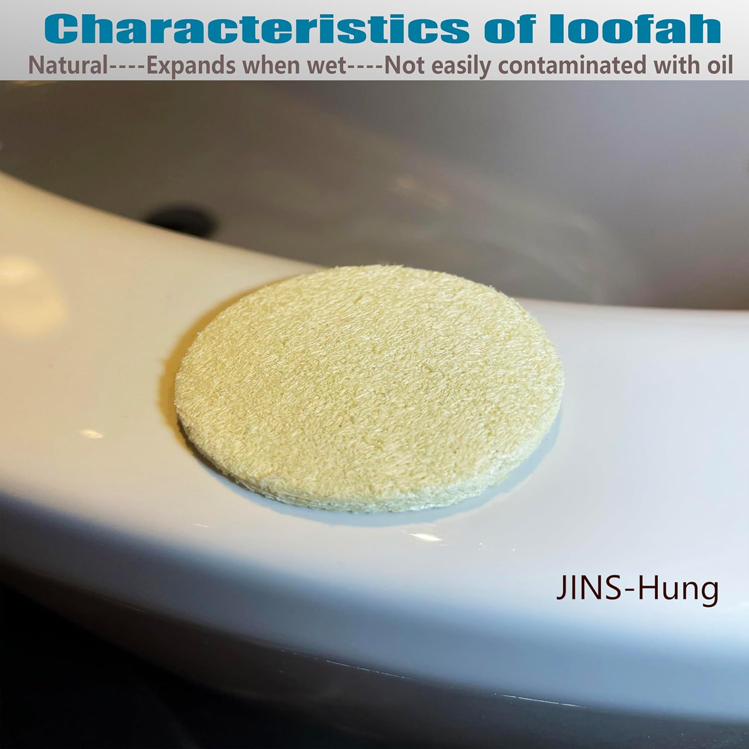 18Pack 100% Natural Exfoliating Loofah Face Pads Scrubber - Facial Brush Close Skin for Men and Women When Bath Spa and Shower image number 1