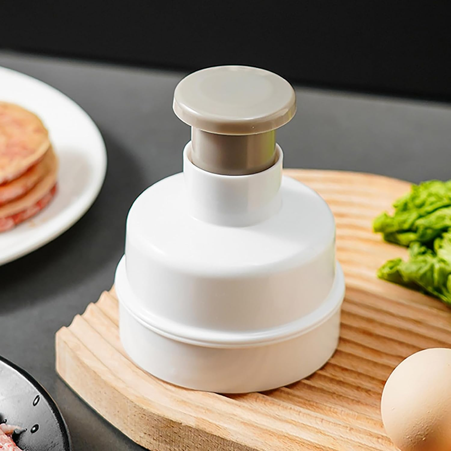 Burger Patty Press,Burger Mold Patty Maker Non Stick Tool - Grilling Tools Ergonomic Kitchen Gadgets for Beef Sausage Bacon Shrimp Cooking Restaurant Home Apartment Camping Barbecue image number 2