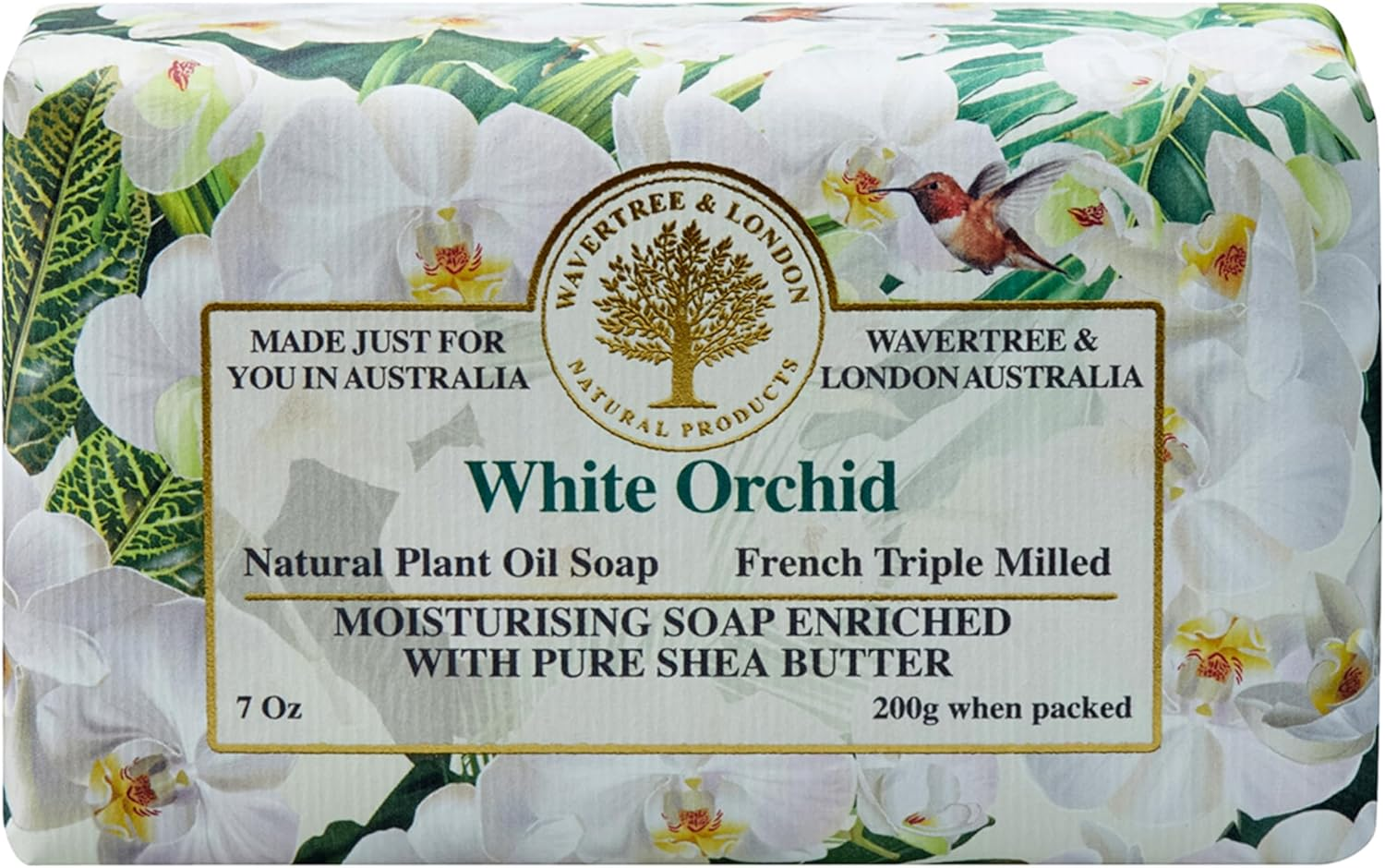 Wavertree and London White Orchid Soap Bar 200 G image number 4