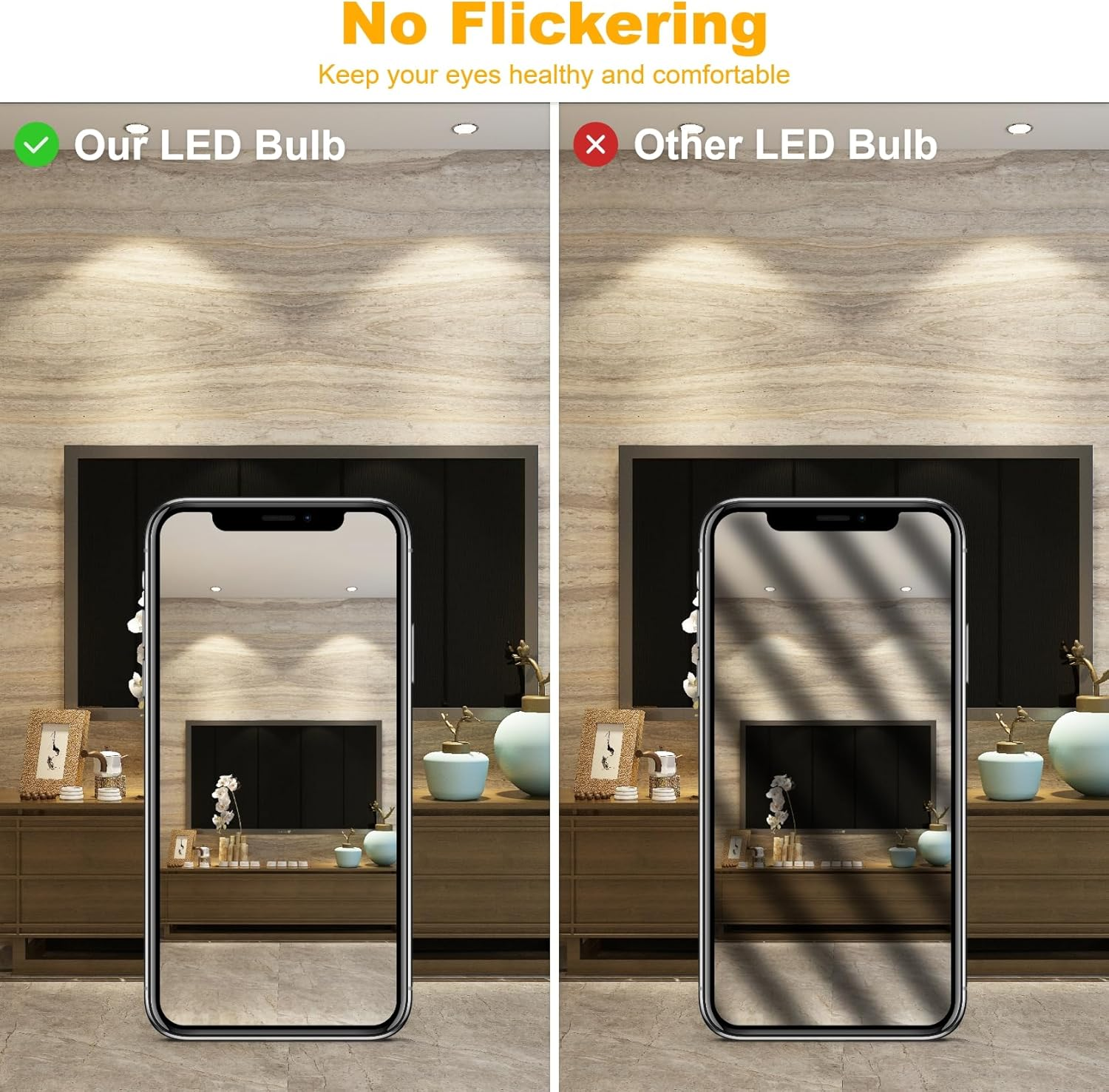 MR16 LED Bulbs Warm White 3000K, AC/DC 12V/24V GU5.3 LED Spotlight Bulbs, 5W 470LM Light Bulb Equivalent 50W MR16 Halogen Bulb, Non-Dimmable, 38&deg; Beam Angle, for Landscape, Track Lighting, 6 Pack image number 6