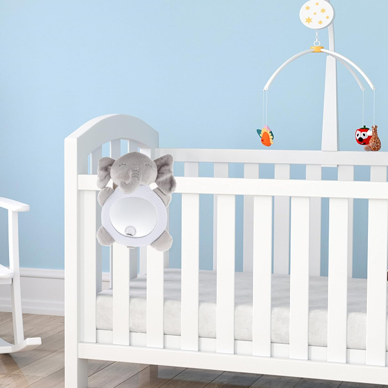 Rear Facing Car Seat Mirror for Safety with Wide View Shatterproof Design Lightweight Tummy and Rear Observation Mirror for Road Trips image number 2