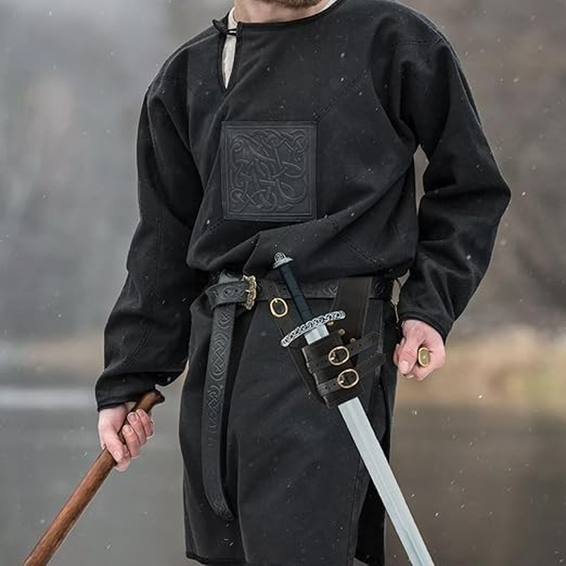 Sword Holster Sword Frog Sword Sheath Dagger for Warrior Pirate Cosplay LARP Renaissance Accessory Rapier Sword Holster image number 1