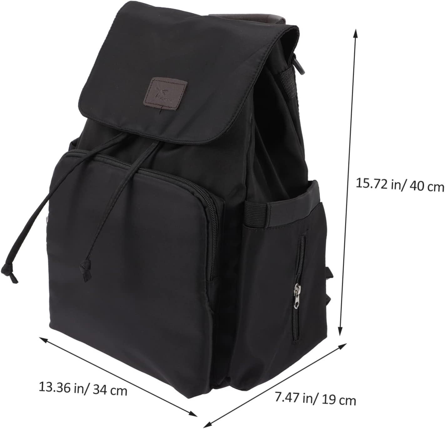 Convertible Diaper Bag Backpack Drawstring Wet Dry Separation Travel Diaper Backpack Storage Organizer for Toys Milk Bottles image number 3