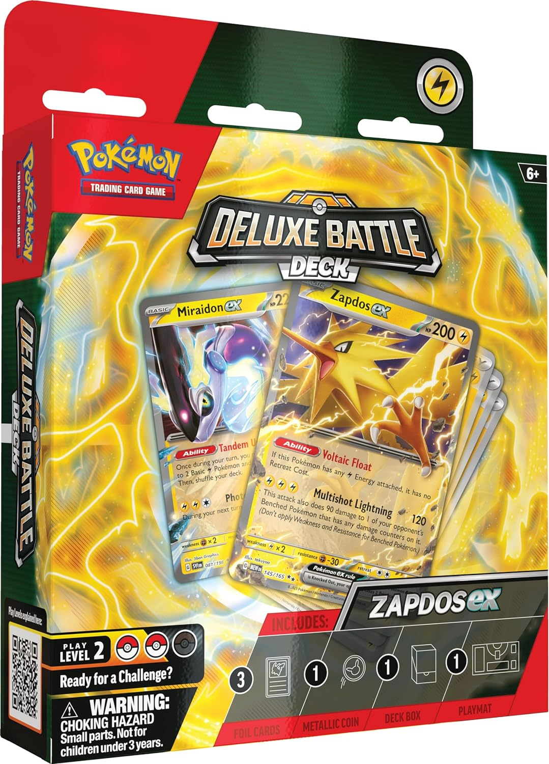 Pok&eacute;mon TCG: Zapdos Ex Deluxe Battle Deck (Ready-To-Play 60-Card Deck & Accessories) image number 1