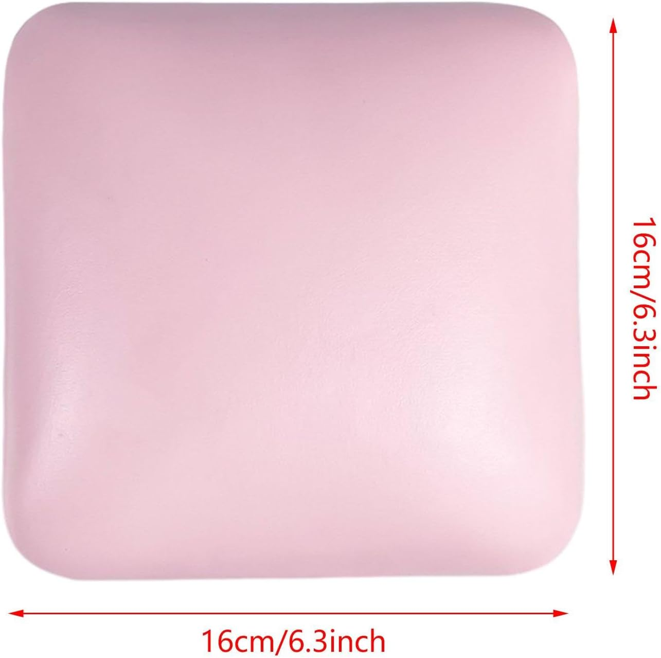 TENOL Nail Elbow Rest Elbow Pad Cushion,Table Desk Station Professional,Microfiber Leather Elbow Hand Rest for Home DIY Manicure, Pink - Marble Pattern image number 4