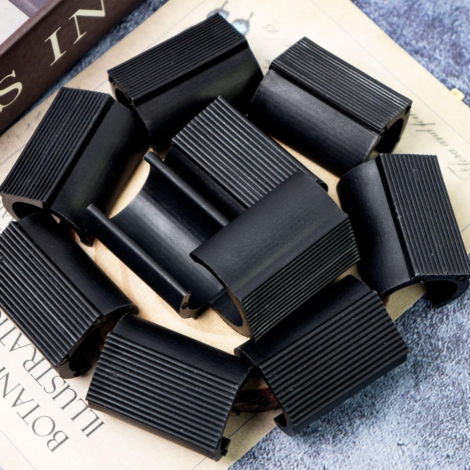 30Pcs Plastic Furniture Feet U Shaped Floor Glides Tubing Caps Cover 25Mm Moisture-Proof and Friction Prevention Furniture Feet Protectors, Non-Slip Chair Leg Tip Protectors for Furniture Leg (25Mm) image number 6