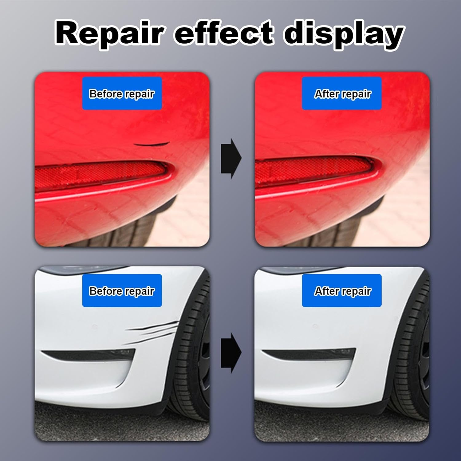 Automotive Paint Black | 12Ml Paint Scratch Repair, Black/Silver Scratch for Car Coating, Scratch Repair image number 4