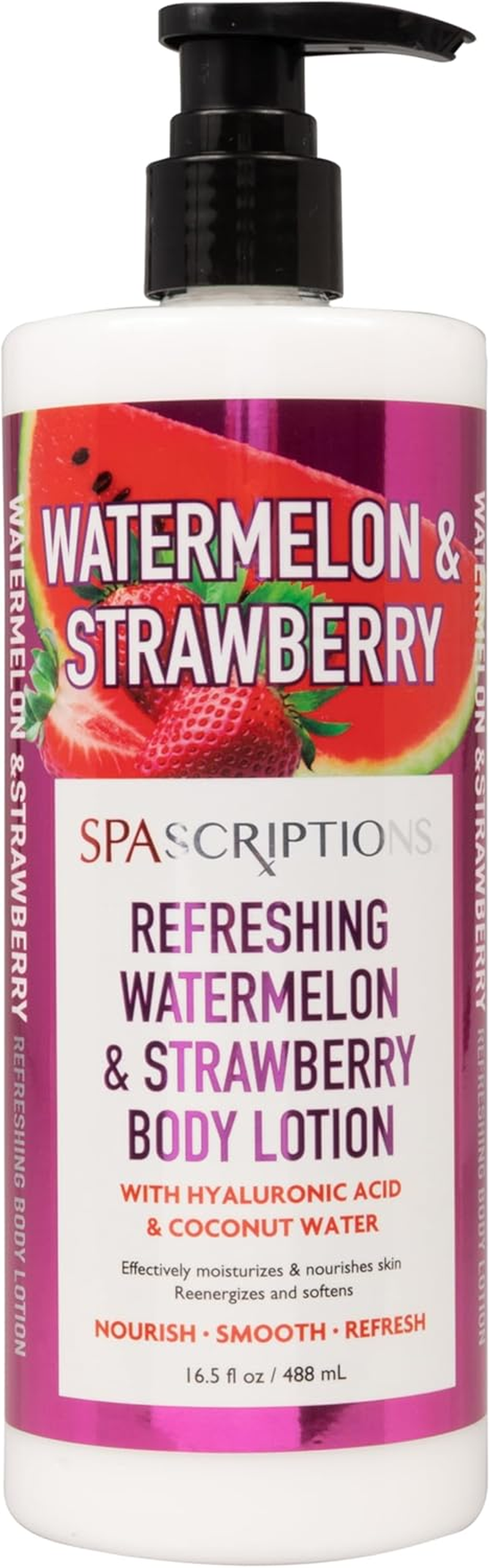 Spascriptions Refreshing Watermelon & Strawberry Body Lotion 488 Ml image number 1