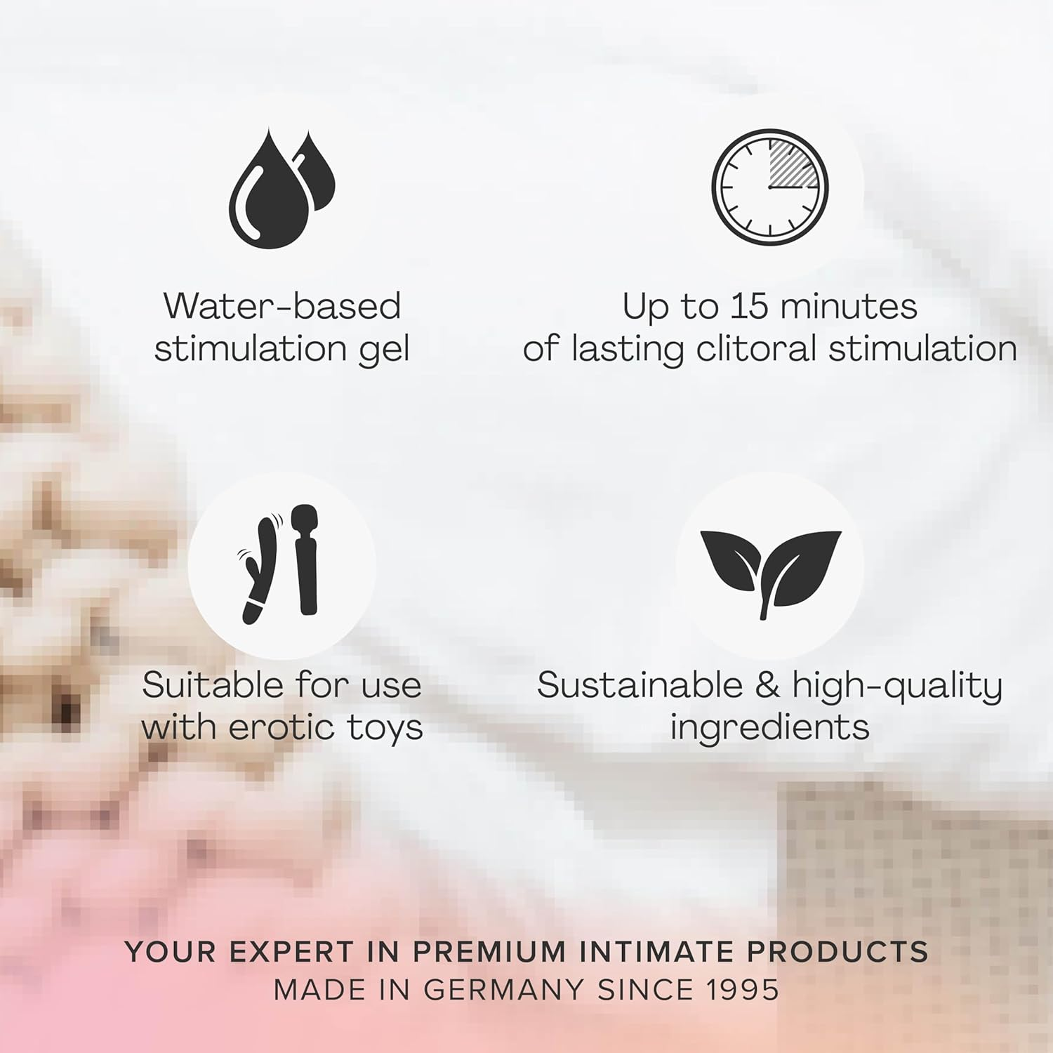 Pjur WOMAN Lust 15Ml &ndash; Water-Based Clitoral Stimulation Gel, Long-Lasting Sensation, Premium Natural Ingredients image number 6