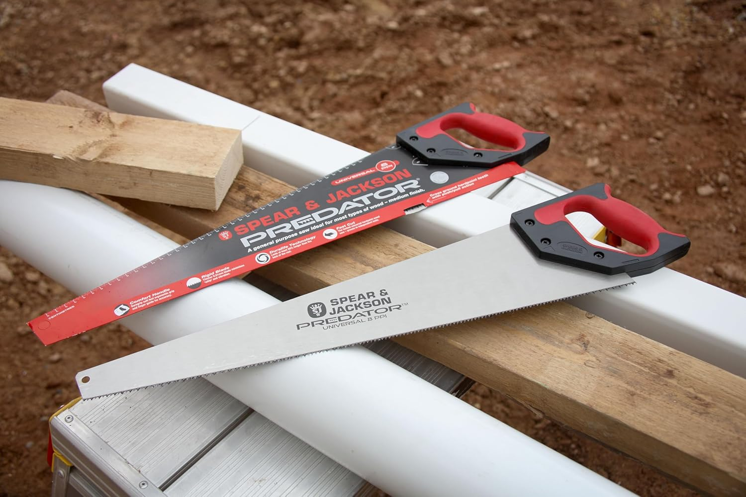 Spear & Jackson B9822 Triple Pack Predator Universal Saw, 22" X 8Pts (Pack of 3 Saws)