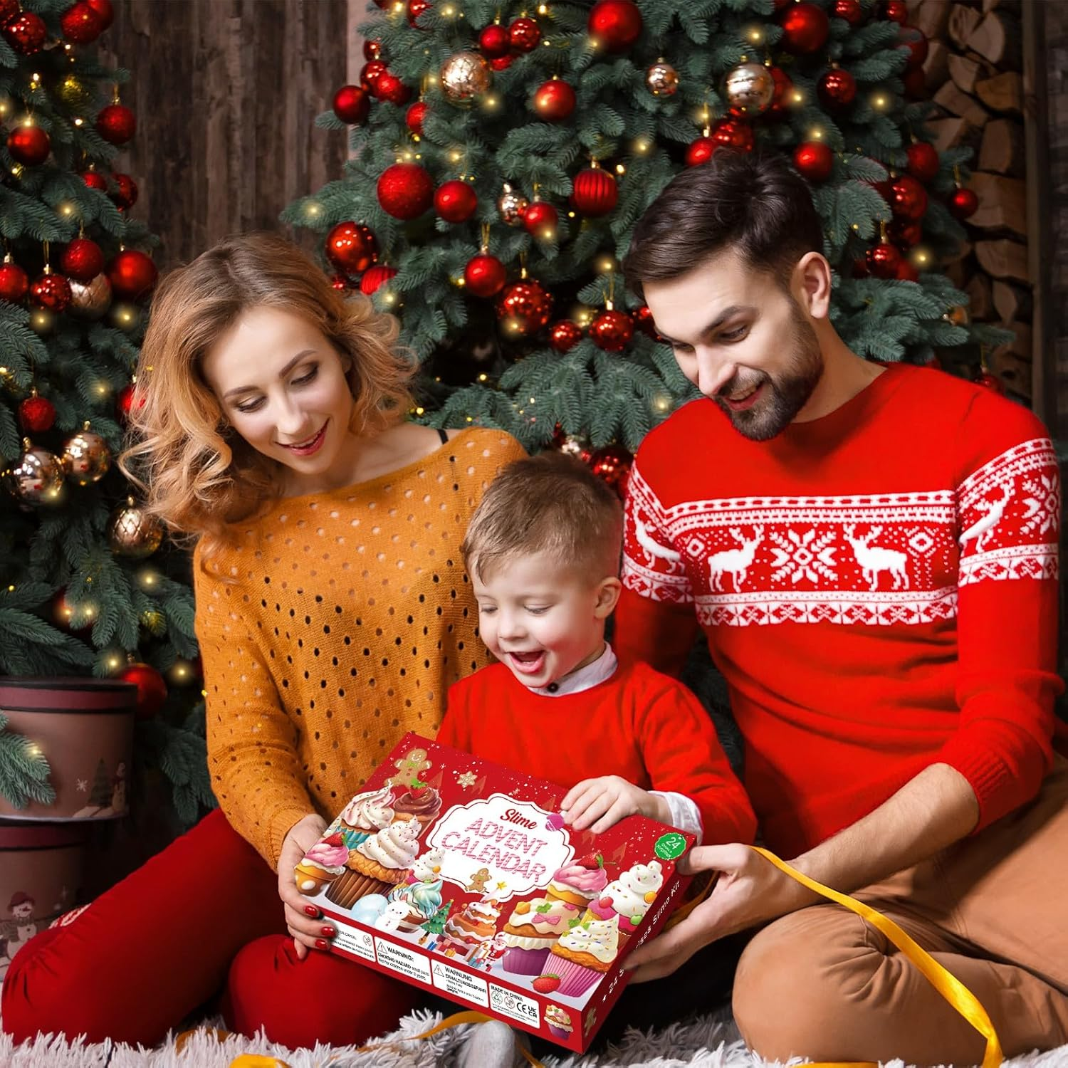 Slime Advent Calendar 2024 - Christmas Countdown Calendars 24 Days of Surprises with Different Texture Fluffy Slime Kit Funny Gifts Toy for Toddler Kids Teens Girls 4 5 6 7 8 9 10 11 12 Year Old image number 4