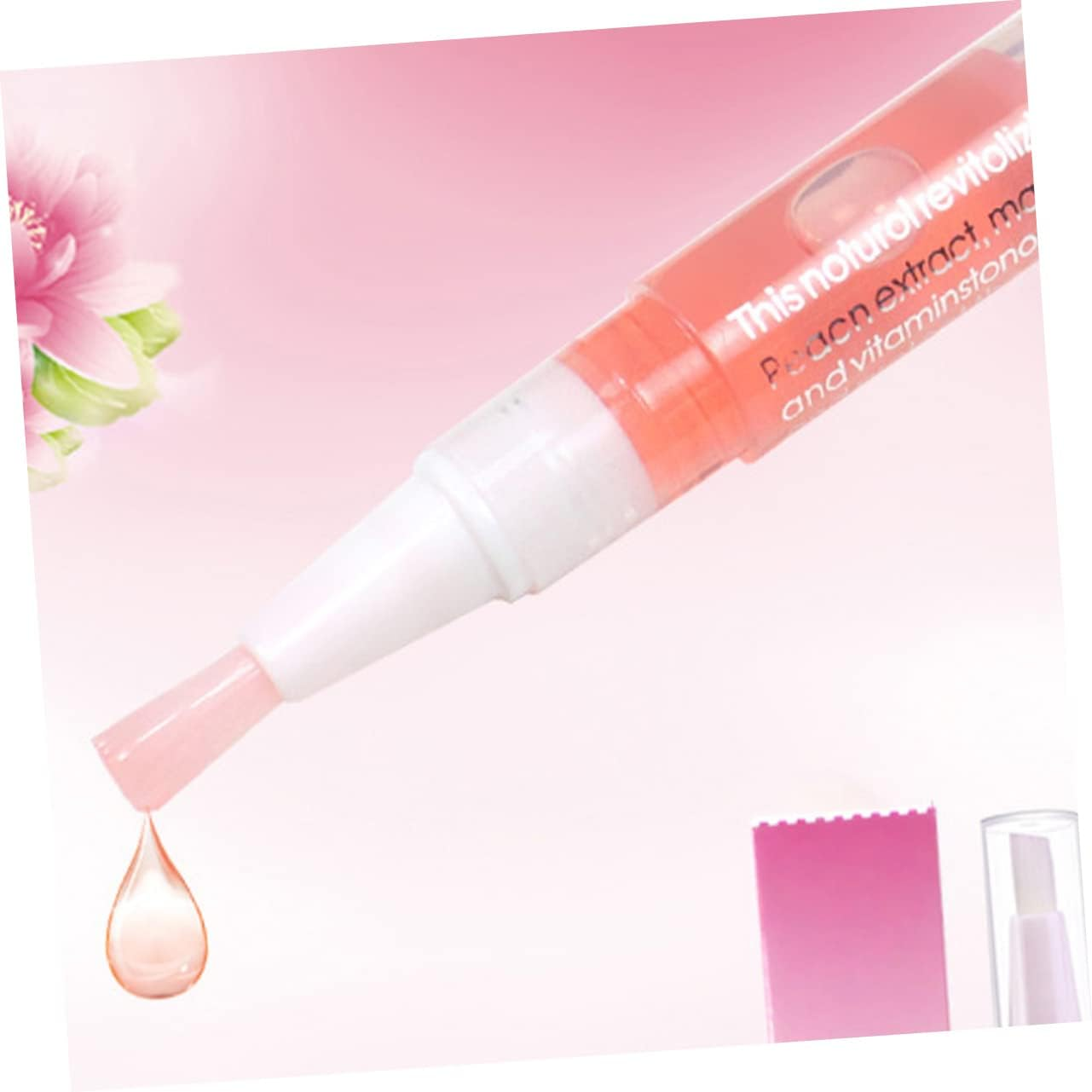 WOFASHPURET 6Pcs Cuticle Nourishing Oil Pen Organic Jojoba Castor Oil for Nail -Friendly Manicure Care Pen Nail Trimming Applicator image number 5