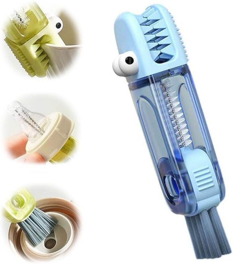3 in 1 Cup Lid Cleaning Brush, 2024 Multifunctional Crevice Portable Cup Lid Cleaning Brush for Bottle Gap Tight Spaces Cup (A-3 PCS)