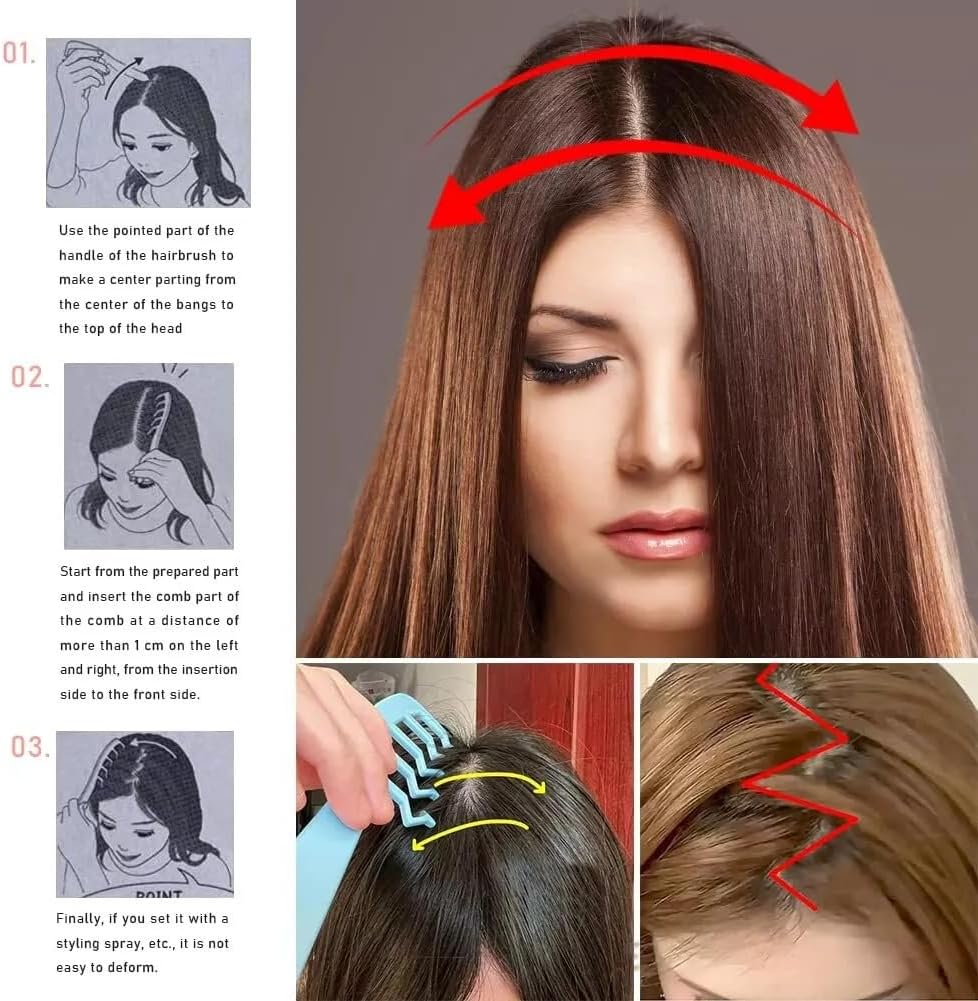 Tootoo Magic Hairstyle Tools Hair Comb with Z Shape Teeth Easy Using Candy Color (Green)