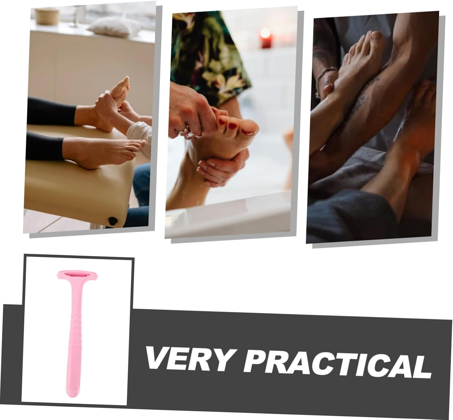 HAPINARY 10Pcs Professional Pedicure Foot File Heel Scraper Callus Remover Tool Foot Skin Remover for Home Salon Use image number 3