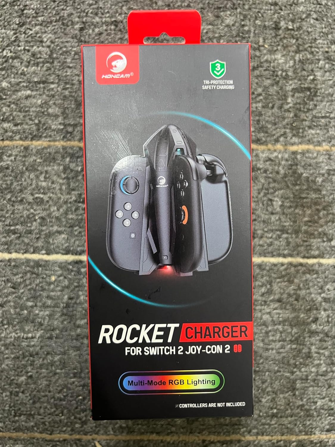 Cloudvalley Controller Charging Dock for Nintendo Switch 2 2025 | 4-In-1 Joycon Charging Dock, Portable Controller Charger | with LED Indicator and USB Type-C Charger Cable image number 6