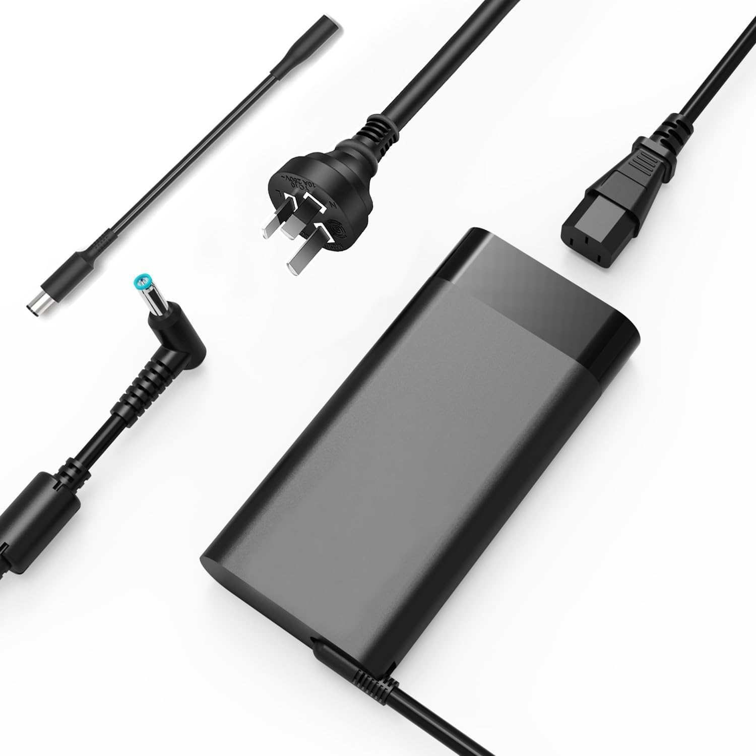 200W Laptop Charger AC Adapter 19.5V 10.3A for HP Pavilion Gaming 15 16 17, HP Dock G5 Omen 15 17, HP Zbook G3 G4 G5 G6 G7 G8 15 15T 17 17T,Tpn-Ca03 TPN-DA10 ADP-200HB B Notebook Power Supply Cord image number 2