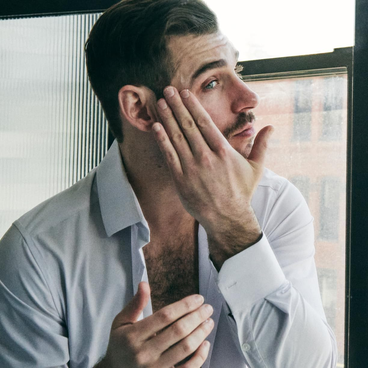 Brickell Men'S Advanced Anti-Aging Routine, Night Face Cream, Vitamin C Facial Serum and Eye Cream, Natural and Organic, Unscented