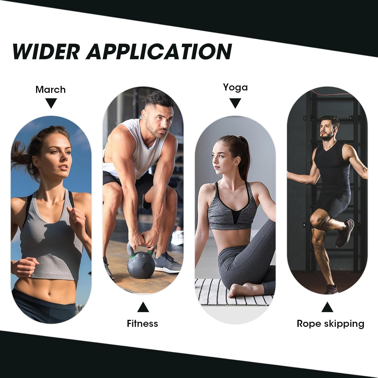 5 Pack Sports Headbands for Men, Moisture Wicking Workout Headband, Mens Sweatband Sports Headband for Running, Cycling, Basketball, Yoga, Fitness Workout Stretchy Unisex Hairband (5 Color) image number 1