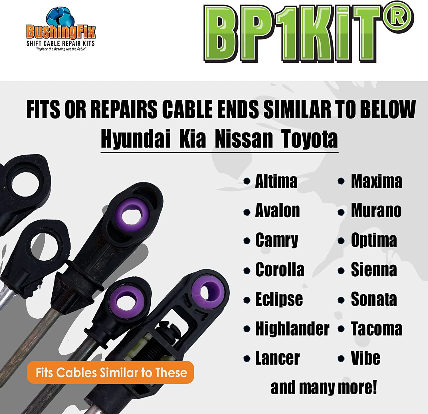 Bushing Fix Bp1Kit - Transmission Shift Cable Bushing Repair Kit