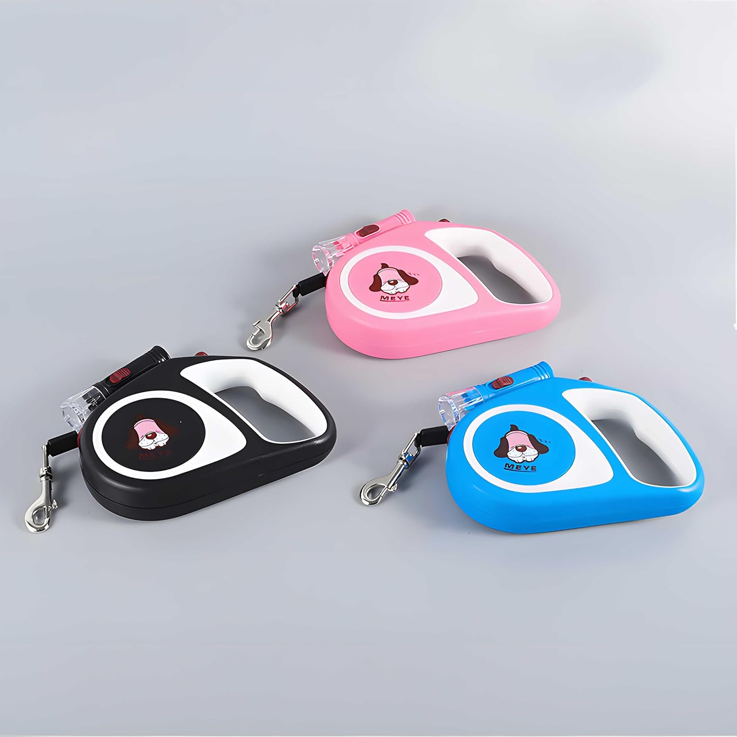 Retoo Retractable Dog Lead 5 M for Small and Large Dogs, Flexible Band for Right Walks, Dog Leash, Comfortable Handle, Belt Lead, Robust Extendable Lead for Walking, Roll Lead, High-Quality Lead image number 2