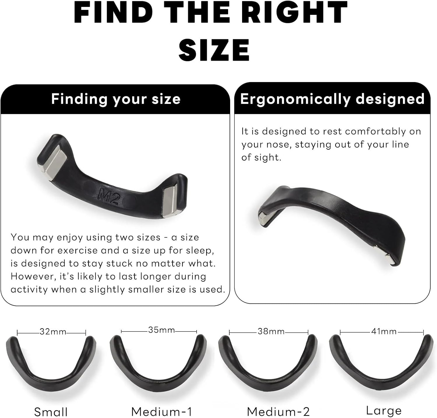 Nozibye Magnetic Nose Strip, Value Pack (Black, 30 Pairs) for 30 Days - Magnetic Nasal Strips to anti Snoring, Breathing Better & Sleep Deeper image number 1