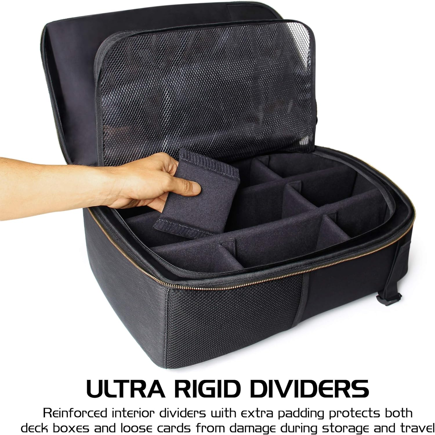 Enhance Gaming Card Storage Backpack, Black image number 1