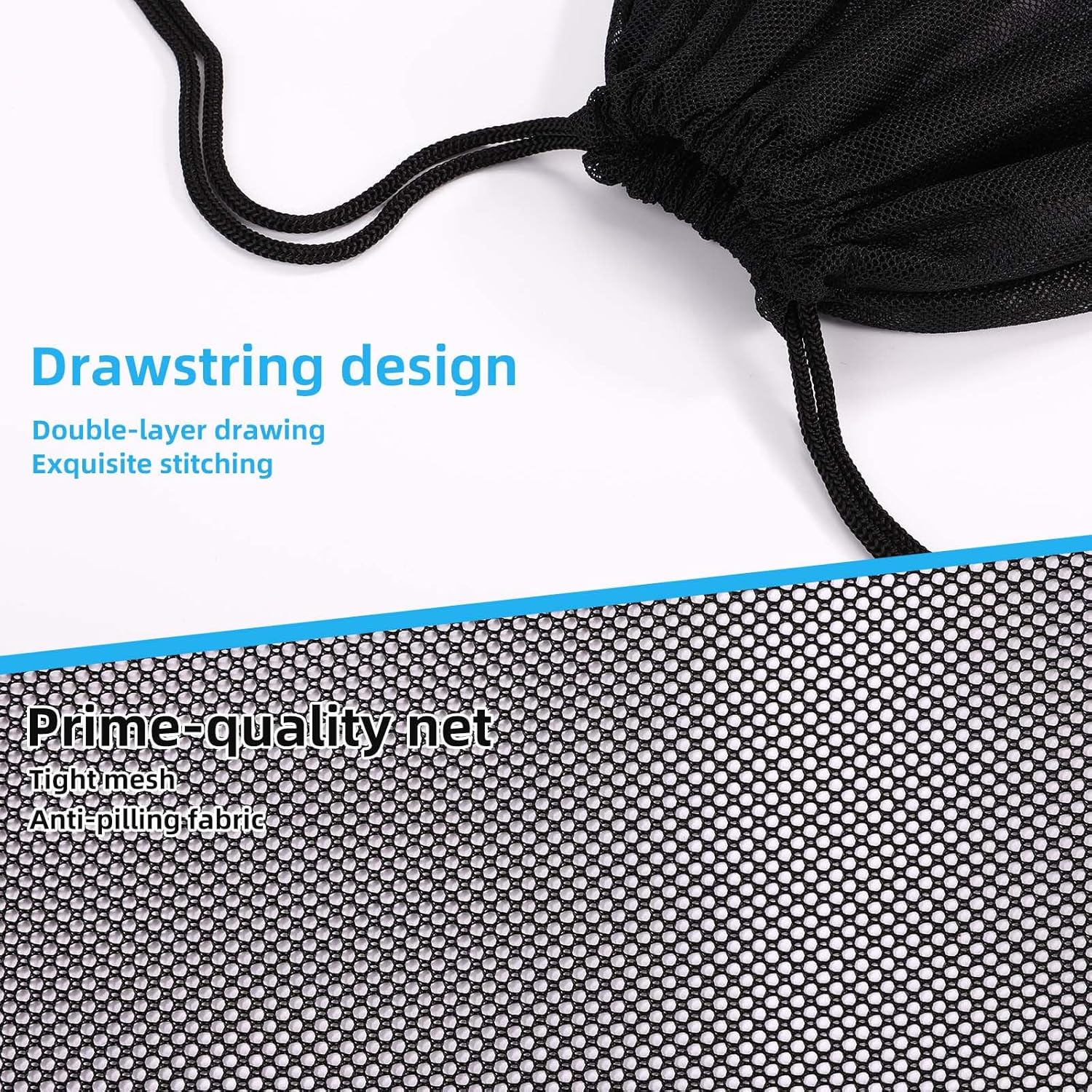 2Pcs Pond Filter Bag, 10 Inch Pump Barrier Bag Mesh Water Pump Cover anti Clogging Pond Filter Cube Media Box Basket for Outdoor Water Fish Ponds Waterfalls image number 1