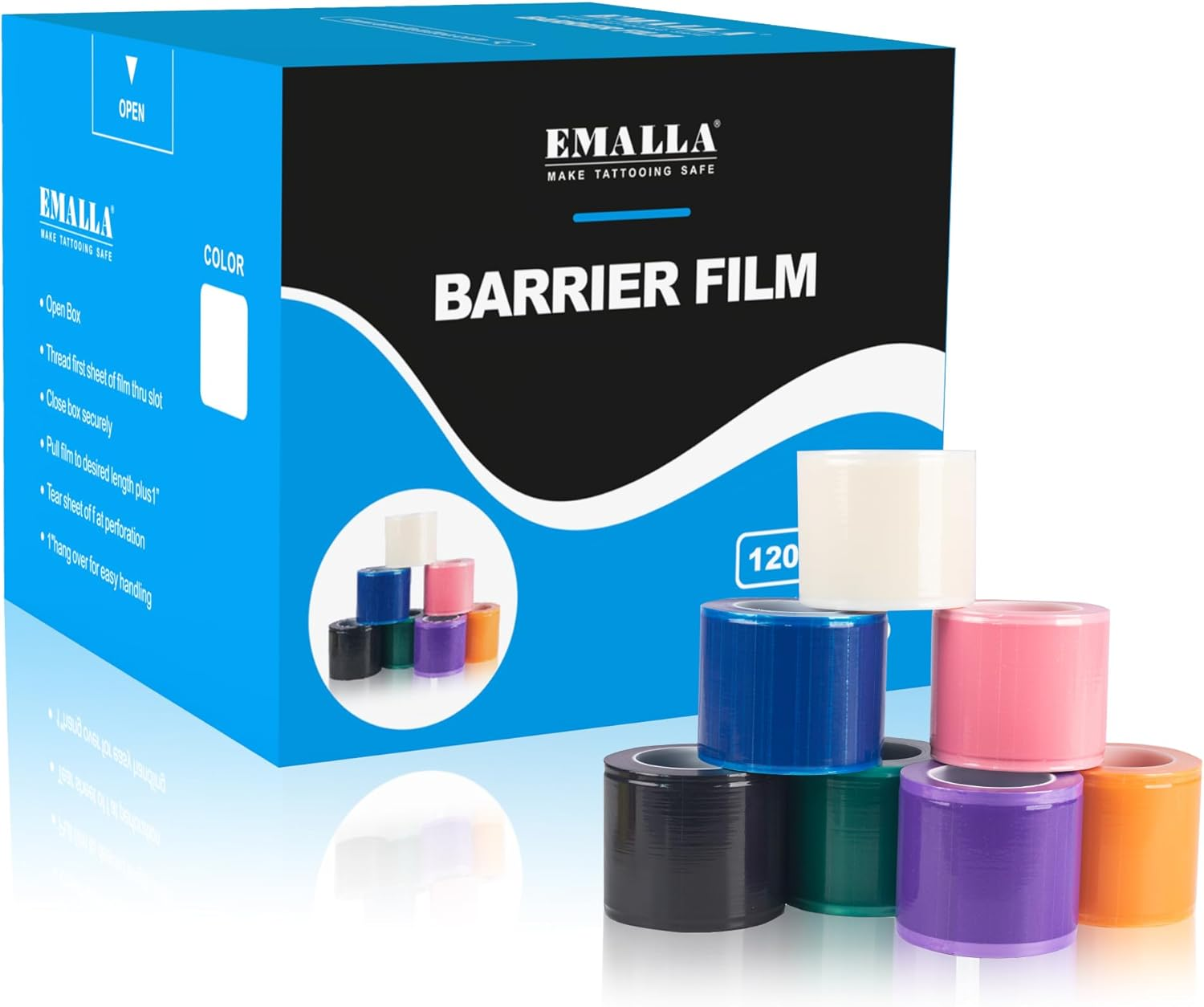 Emalla 0.04 Mm Tattoo Barrier Film 1200 Sheets image number 4
