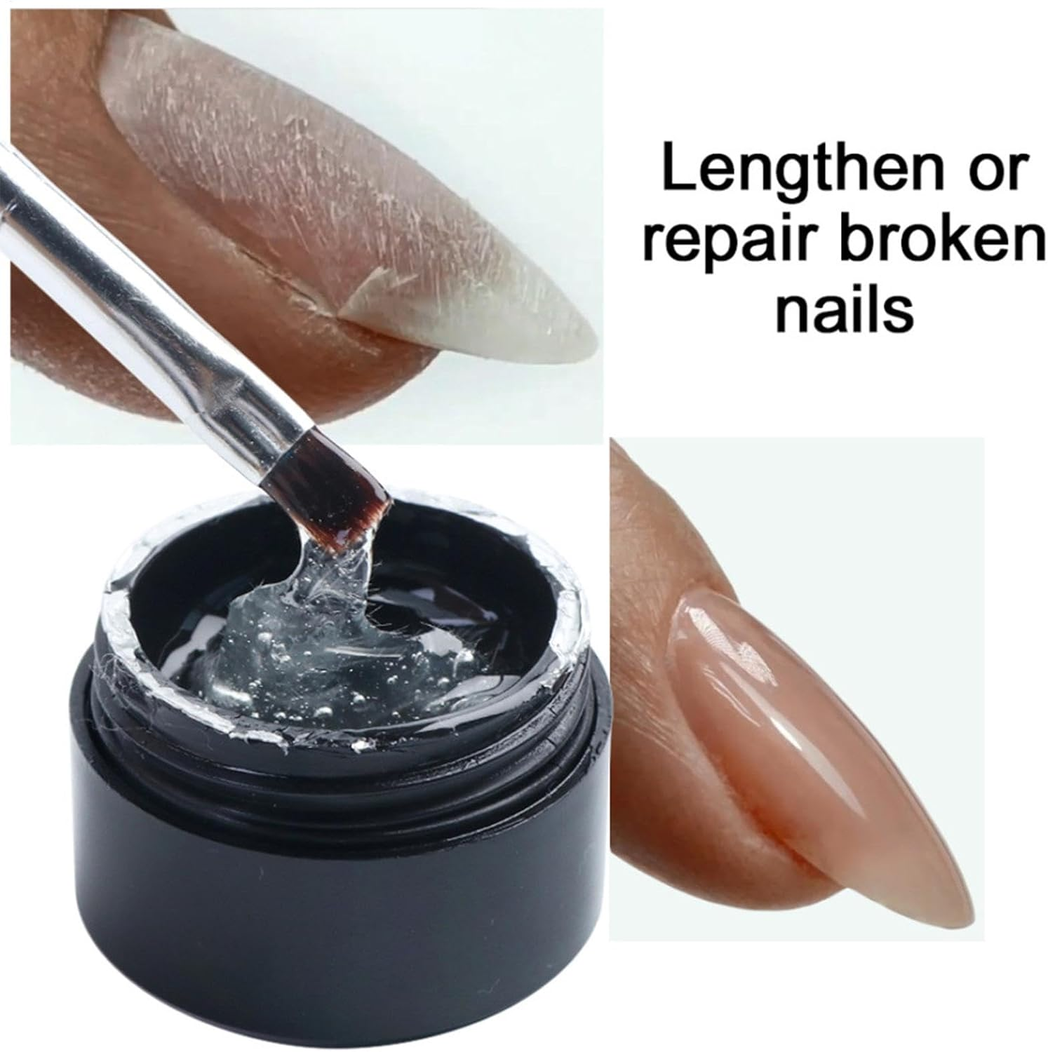 Lmyit Nail Repair Glue for Broken Natural Nails, Nail Protector for Damaged Nails, Manicure Supplies, Fingernail Strengthener, Instantly Fill In, Fix Cracks image number 1
