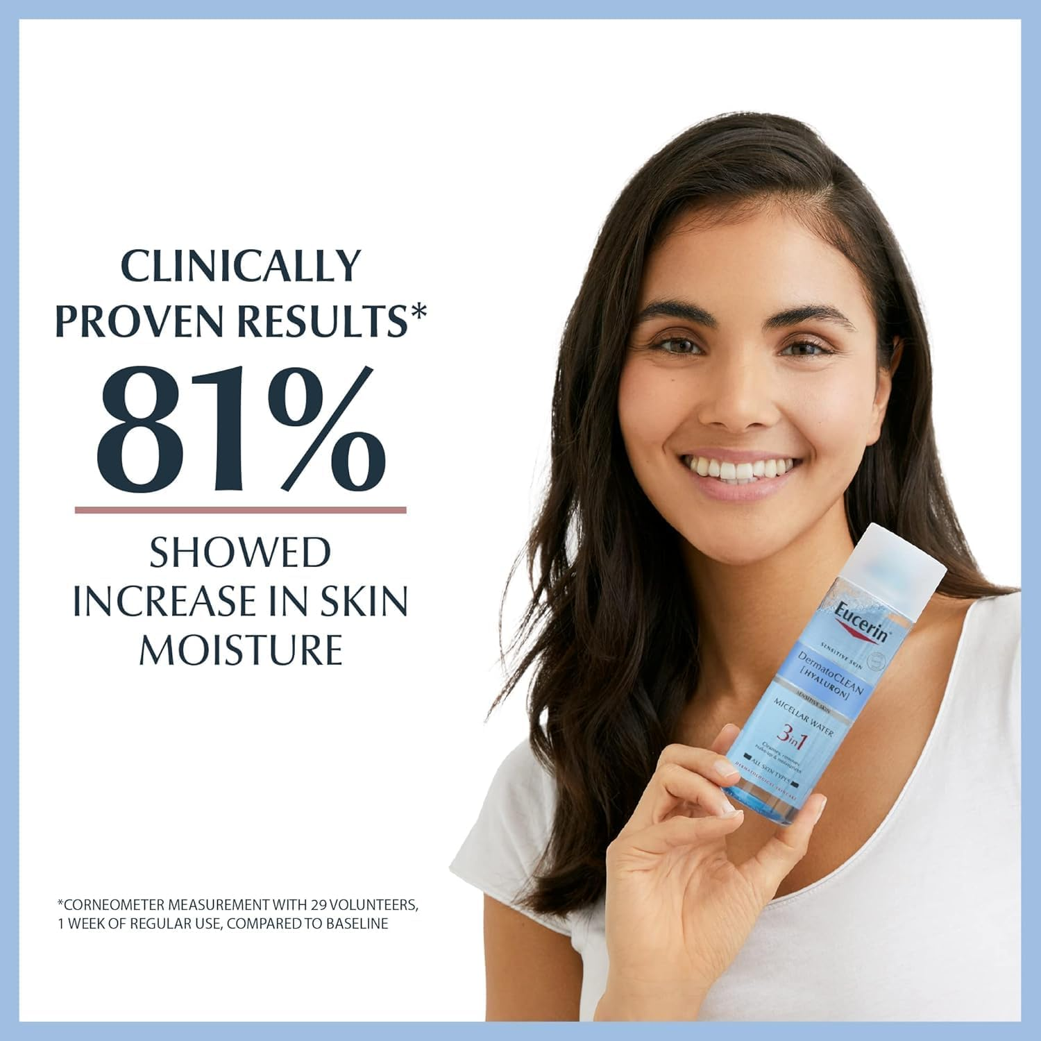 Eucerin Dermatoclean Micellar Cleansing Fluid 200Ml image number 3