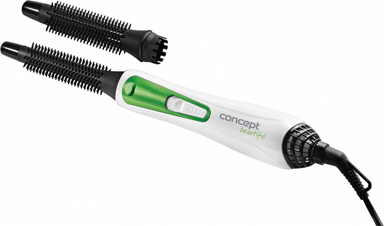 CONCEPT Kf-1310Ze Hot Air Brush 2 Attachments 20 and 16 Mm Green image number 6