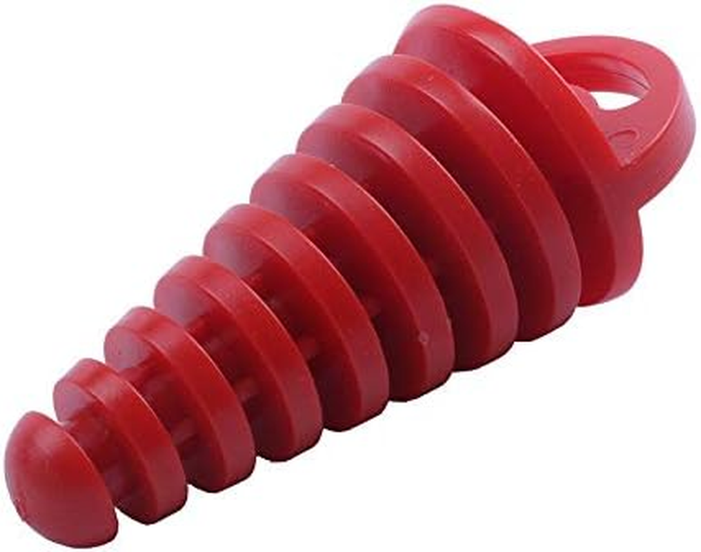 Muffler Pipe Exhaust Wash Plug for Motorcycle Dirt Bike ATV Quad 2 4 Stroke, Red, 120964A1 image number 3