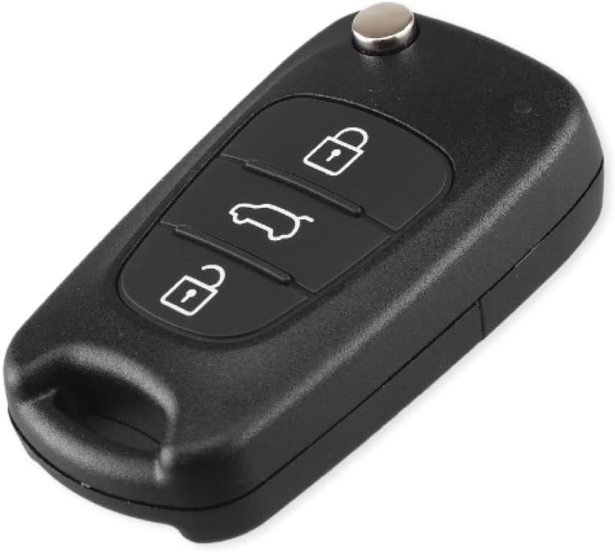 Remote Flip Car Key Shell for Kia Cerato TD 2010-2013 Case Blank Enclosure Fob Direct Replacement 3B 3 Button Unlock Lock Trunk Uncut image number 2