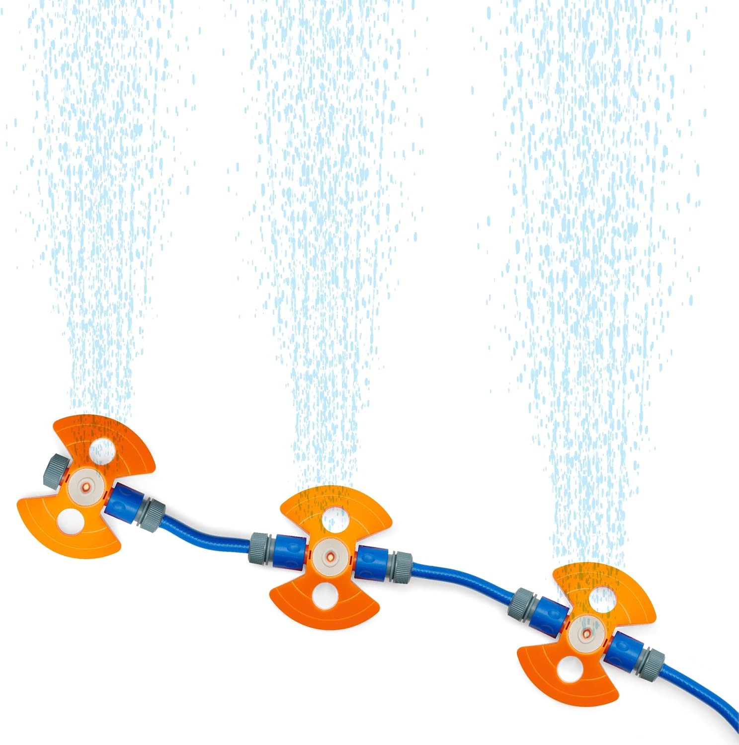 Plum Water Park Jet Set - Water Park Sprinkler - Blue - 3+ Years - Includes Hosepipe Connector & Ground Spike image number 2