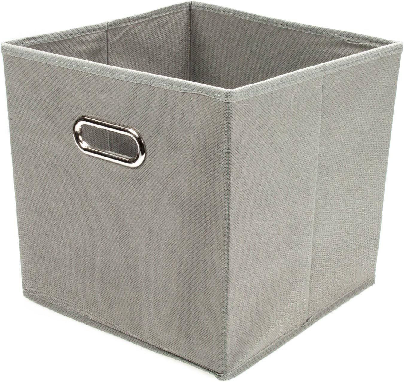 Zeller 14130 Storage Box Non-Woven Material L 28 X W 28 X H 28 Cm Grey image number 4