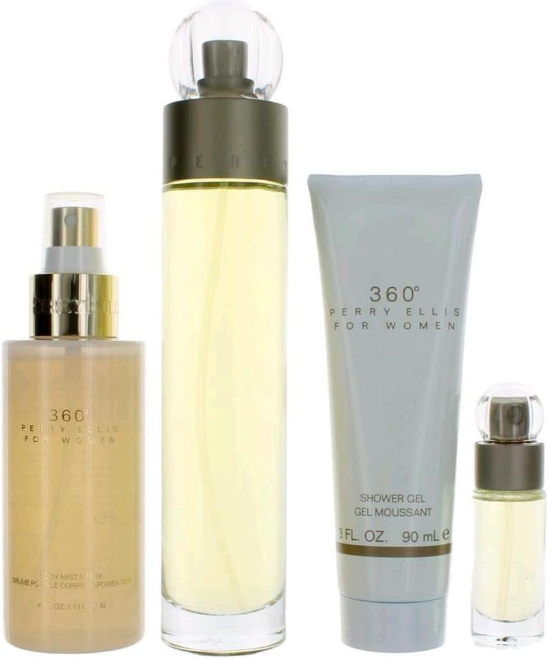 Perry Ellis 360 Gift Set for Women (Pack of 4)