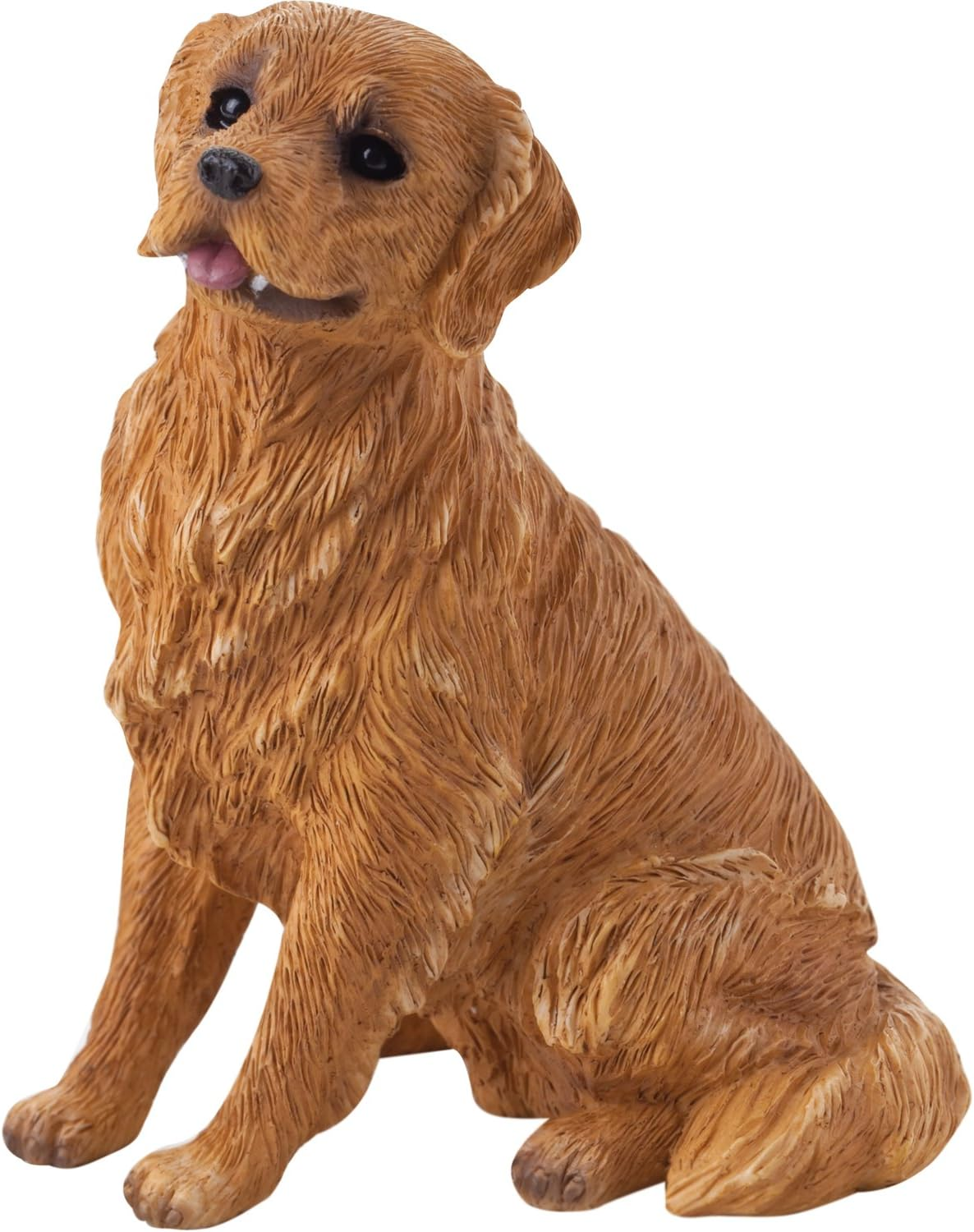 Sandicast Golden Retriever with Santa Hat Christmas Ornament image number 2