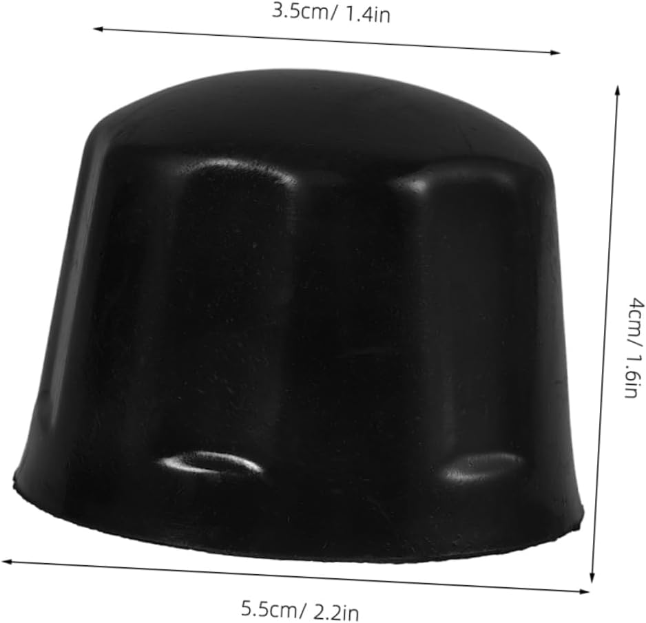 EXAOMBLE 5Pcs Rubber Wheel Center Hub Caps Easy Installation Bearing Protectors for ATV Trailer and Car Wheels Dust Cover Accessories image number 2