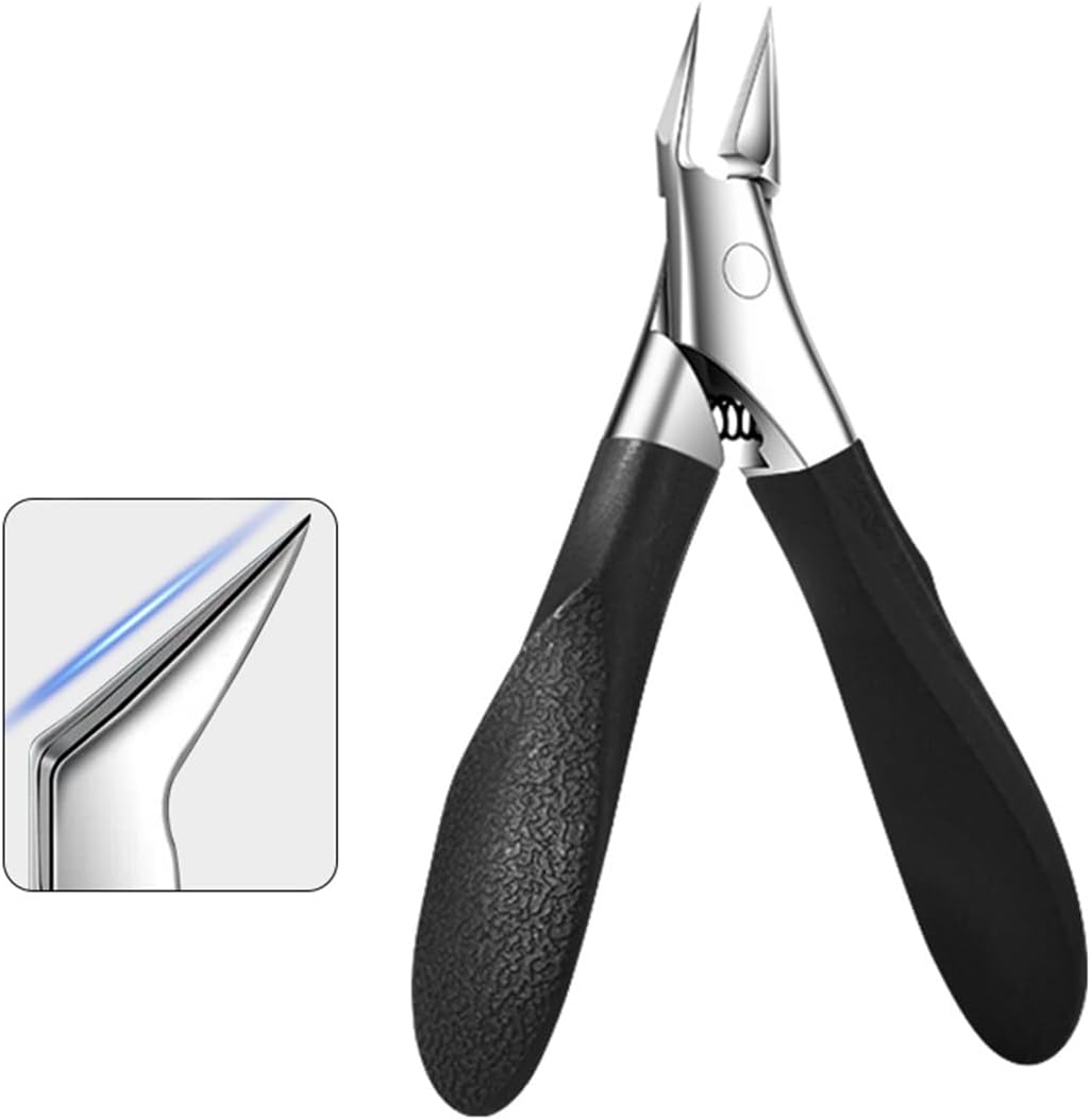 Super Oblique Nail Clippers, Eagle Beak Beveled Nail Clippers, Opening anti Slanted for Thick Nails, Seniors & Ingrown Care (Red)