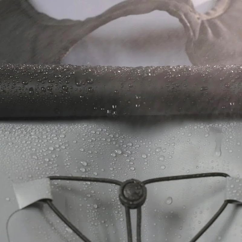 Inateck Bike Backpack 25-30L Waterproof Rolled Flap Backpack Multifunctional Hiking Backpack Suitable for Cycling, Hiking, Climbing and Outdoor Activities, Grey Black, 30 L image number 2