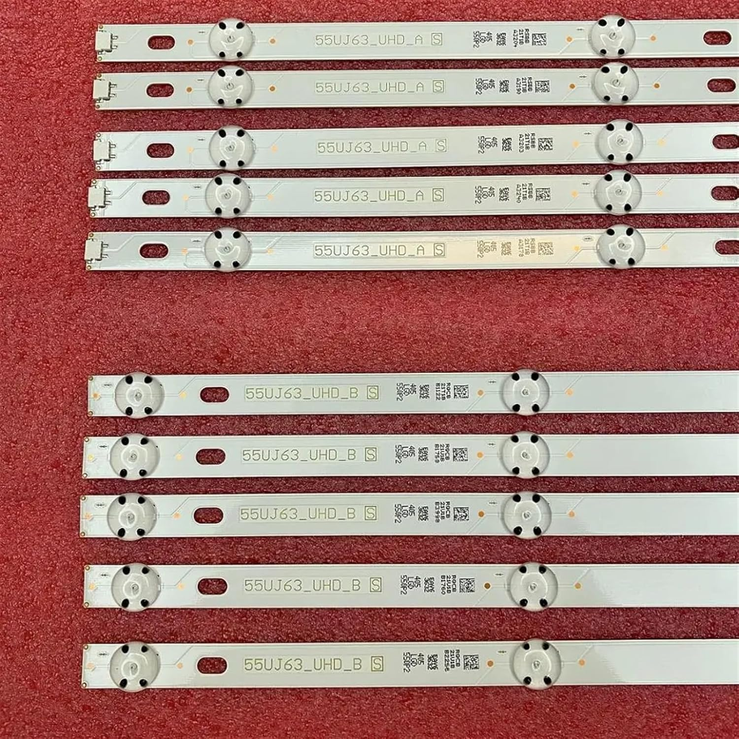 LED Backlight Strip for L/G 55UJ630A 55UJ635T 55UJ6300 55UJ6307 55UJ635V 55UJ634V 55UJ630V 55LJ5500 55UJ6309 55UK6100PLB 55UJ630Y